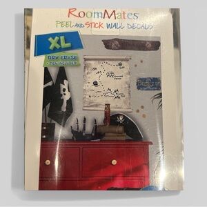 Roommates New peel and stick pirate themed wall decals room decor kids room